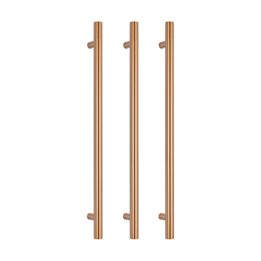 Non Heated Vertical towel rail 40 x 950mm Brushed Bronze