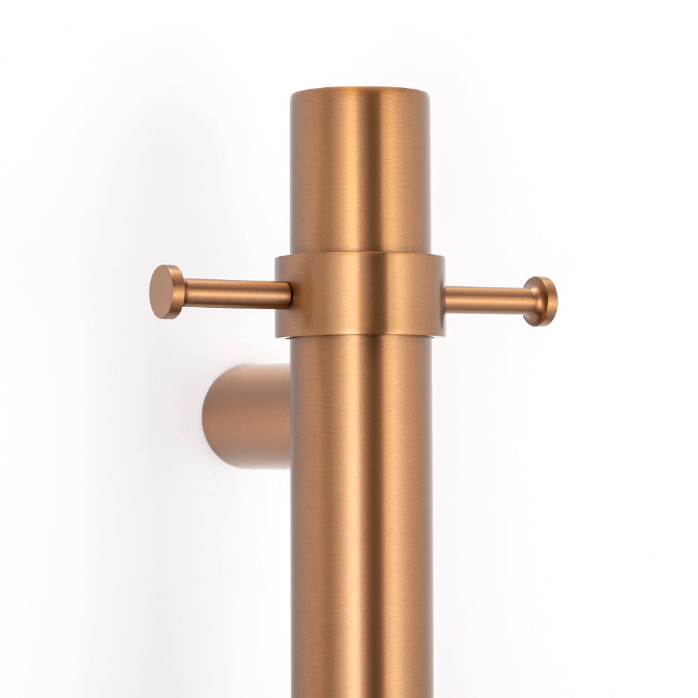 Ring hook accessory for Vertical rails Brushed Bronze