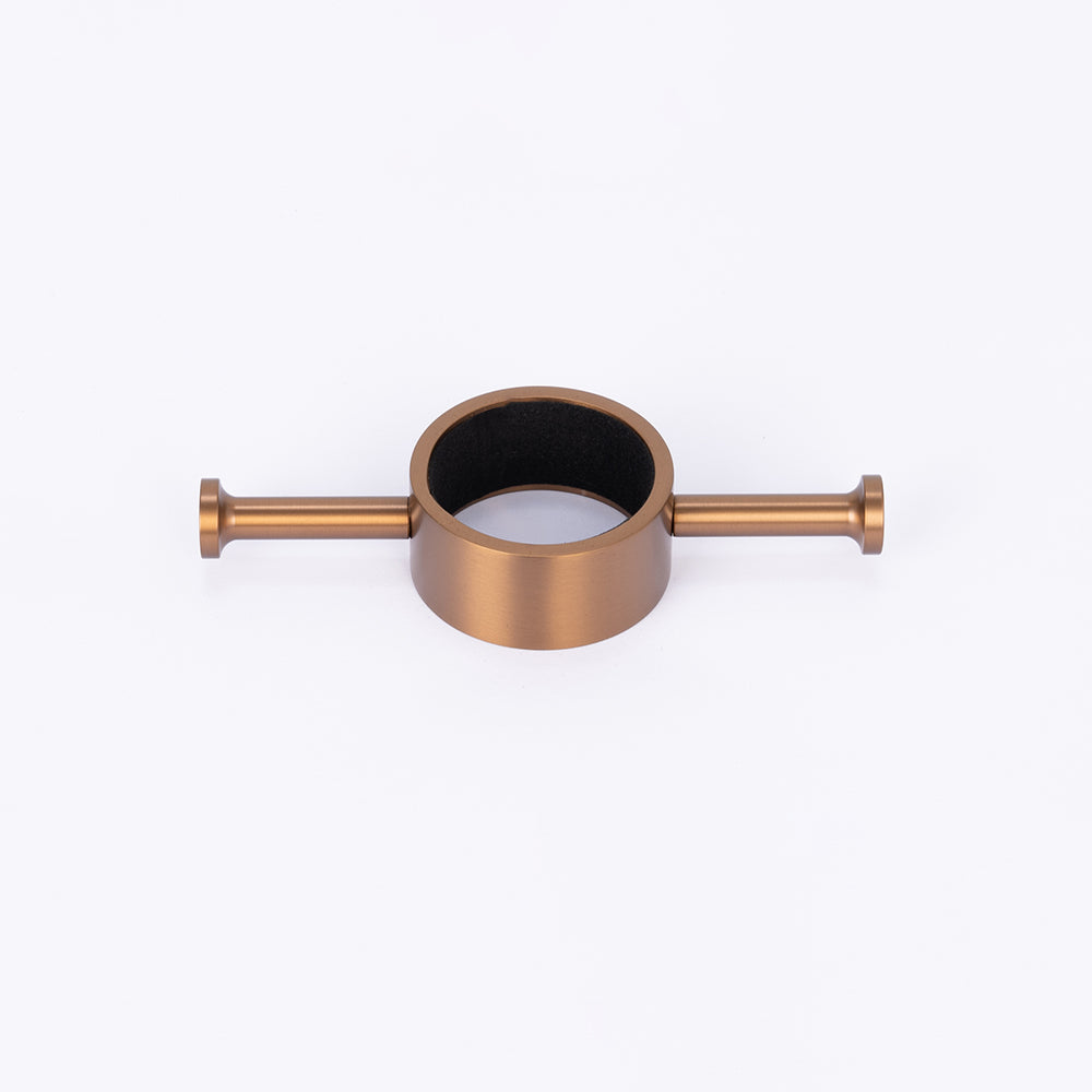 Ring hook accessory for Vertical rails Brushed Bronze