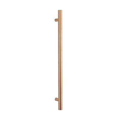 Radiant Vertical Heated Towel Rail Brushed Copper