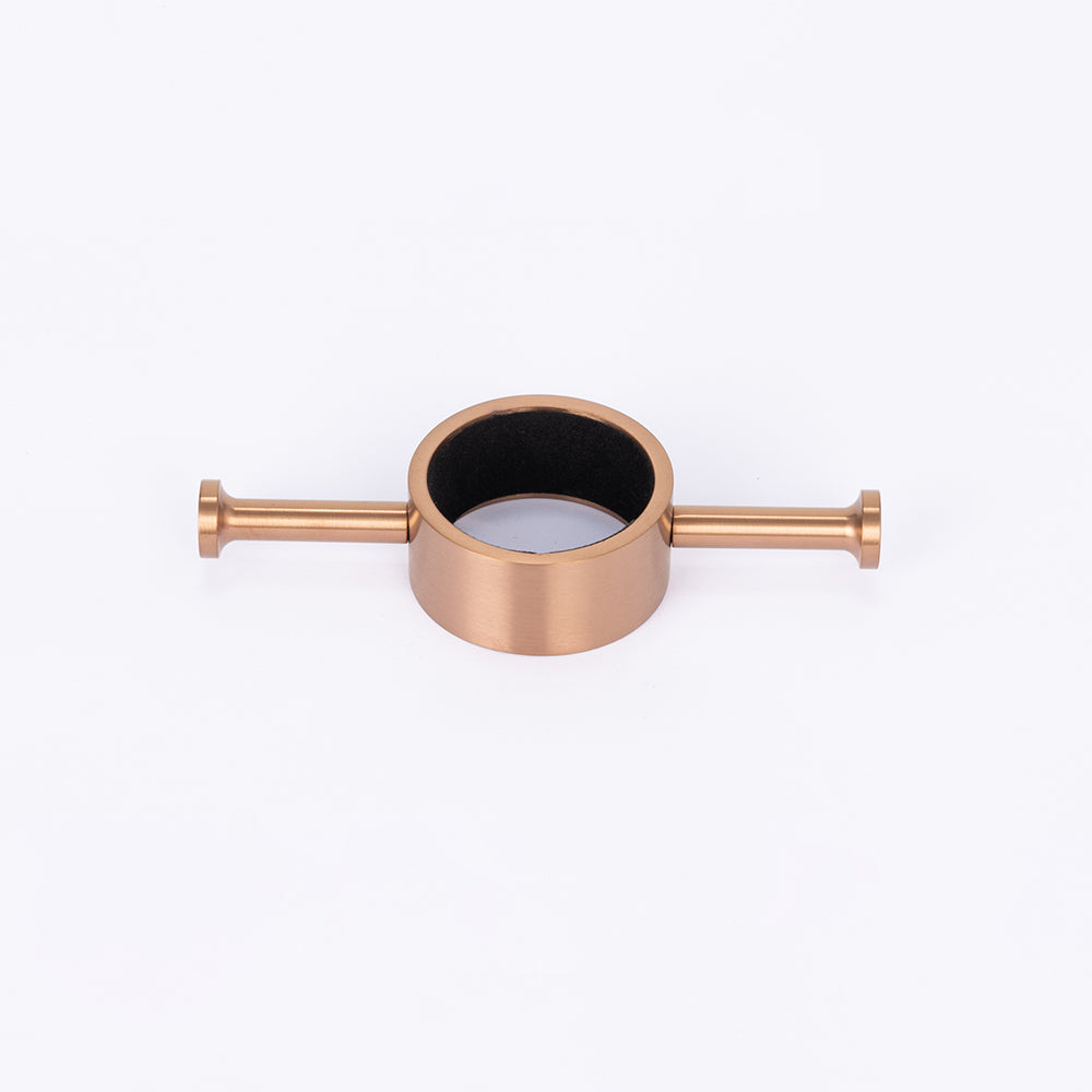 Ring hook accessory for Vertical rails Brushed Copper