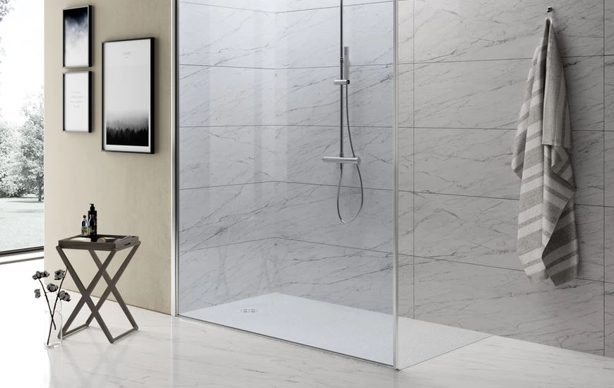 Pietra Bianco Shower Floor