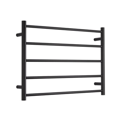 Radiant 240V Heated Round Ladder 750 x 550 Matt Black