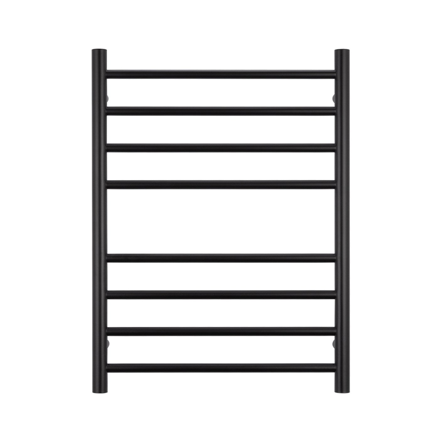 Radiant 240V Heated Round Ladder 430 x 700 Matte Black