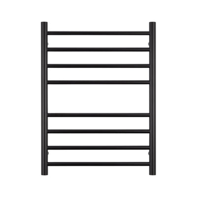 Radiant 240V Heated Round Ladder 430 x 700 Matte Black