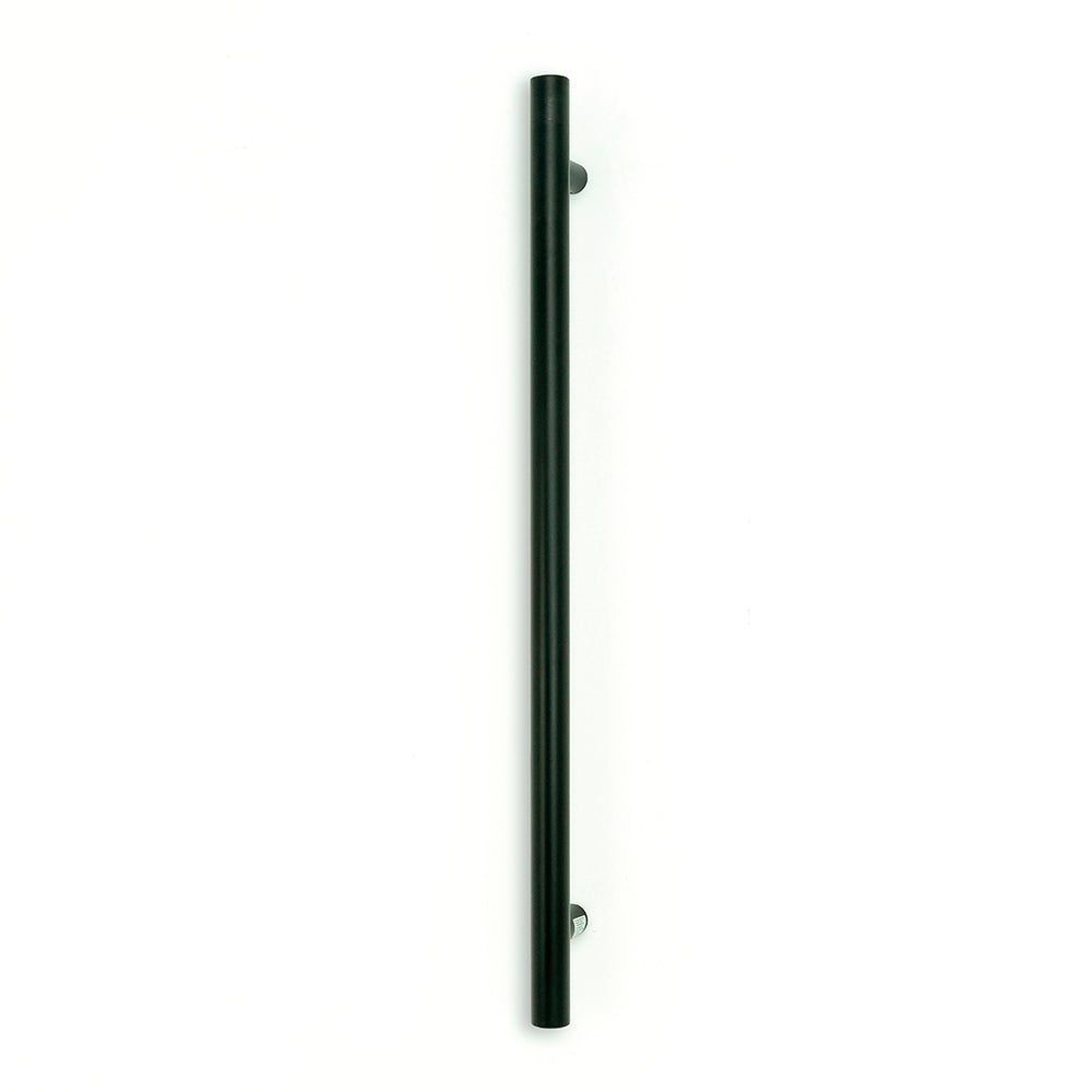 Non heated Vertical towel rail 40 x 950 mm Matt black