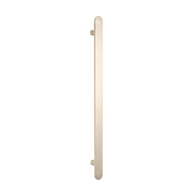 Radiant Non-Heated Vertical Flat Bar Towel Rail 50 x 930mm Brushed Nickel
