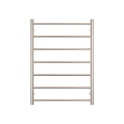 Radiant 240V Heated Round Ladder 600 x 800 Brushed Nickel