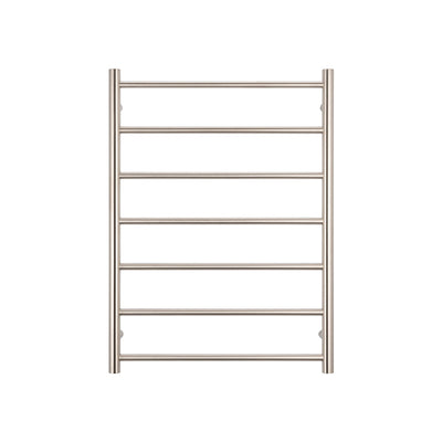 Radiant 240V Heated Round Ladder 600 x 800 Brushed Nickel