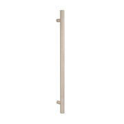 Non heated Vertical towel rail 40 x 950mm Brushed Nickel