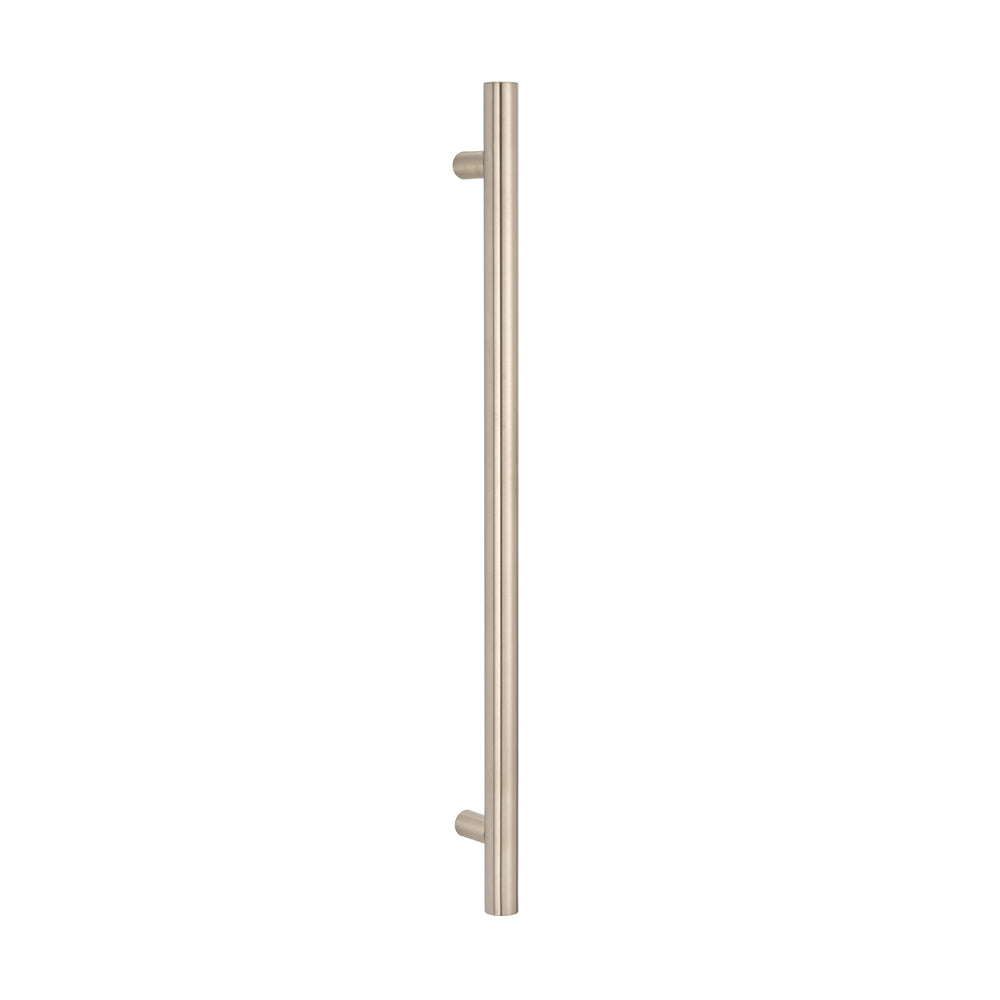 Non heated Vertical towel rail 40 x 950mm Brushed Nickel