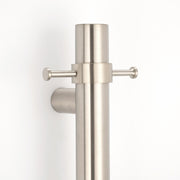 Ring hook accessory for Vertical rails Brushed Nickel
