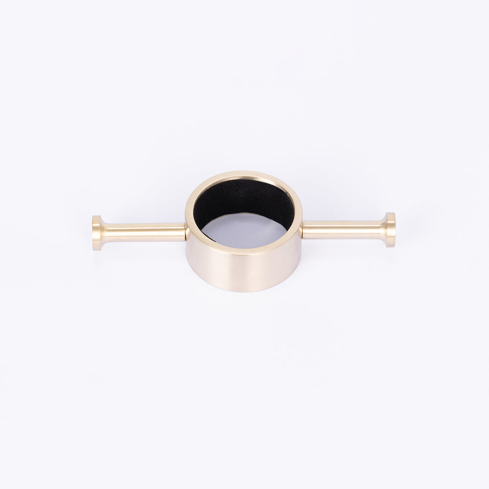Non heated Vertical towel rail 40 x 950mm Brushed Nickel