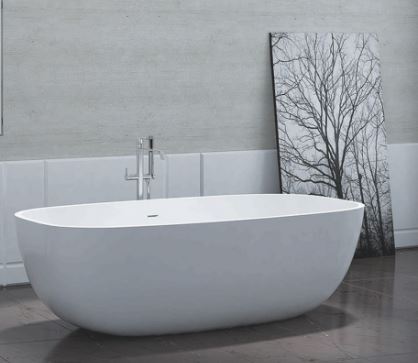 Pietra Bianca Bora Freestanding Bath