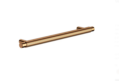 Meir Öppen Round Pull 200mm Cabinet Handle (Linear Knurled)