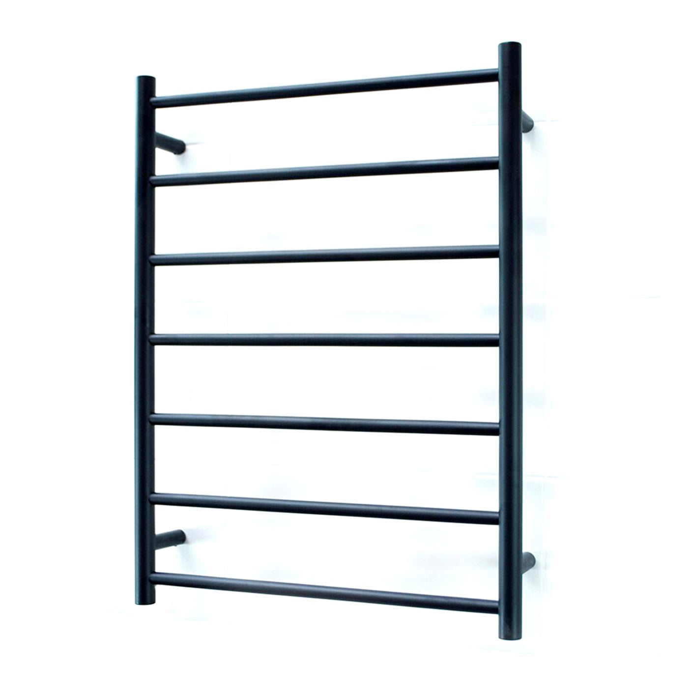 Radiant 240V Heated Round Ladder 600 x 800 Matt Black
