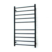 Radiant 240V Heated Round Ladder 600 x 1100 Matt Black