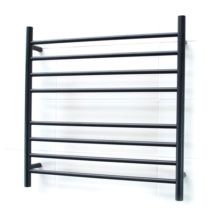 Radiant 240V Heated Round Ladder 750 x 750 Matt Black