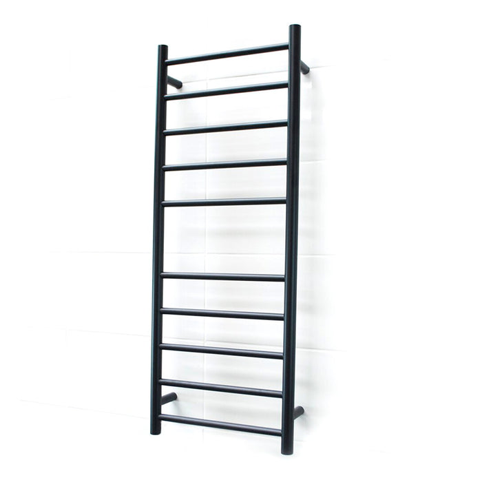 Radiant 240V Heated Round Ladder 430 x 1100 Matte Black