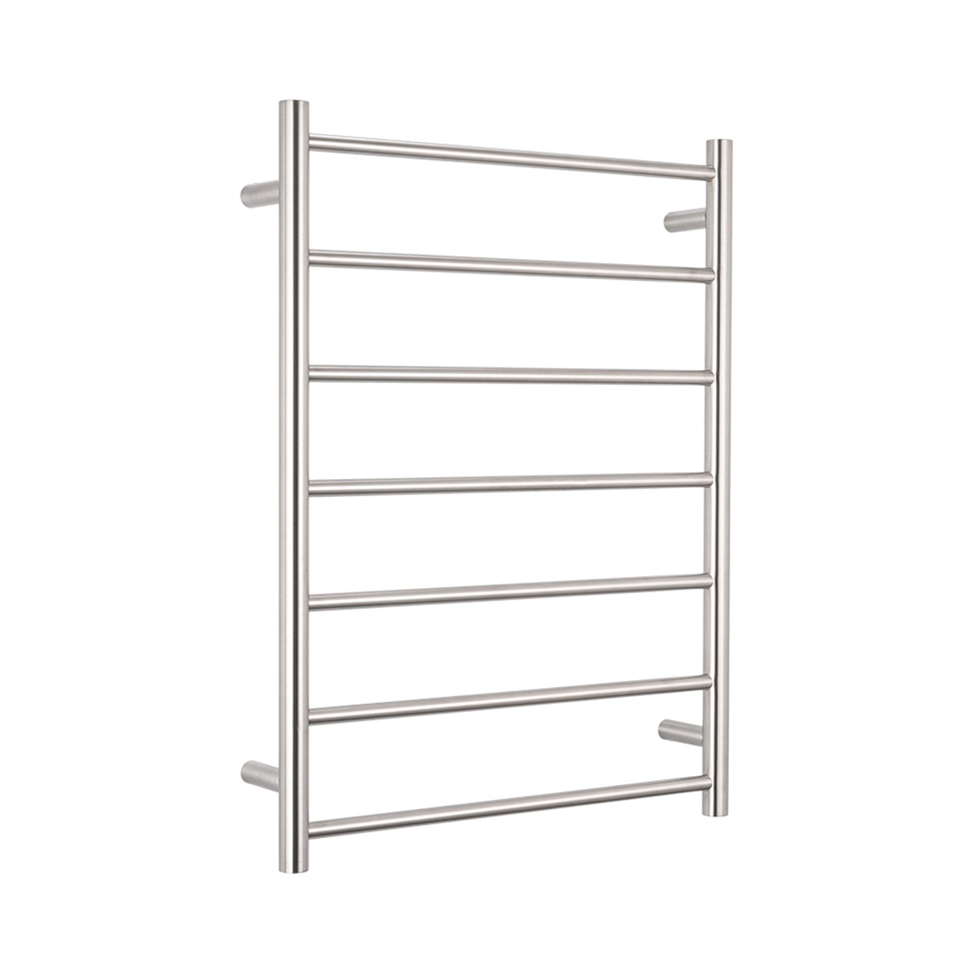 Radiant Low Voltage Heated Round Ladder 600 x 800 Brushed Satin