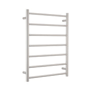 Radiant Low Voltage Heated Round Ladder 600 x 800 Brushed Satin