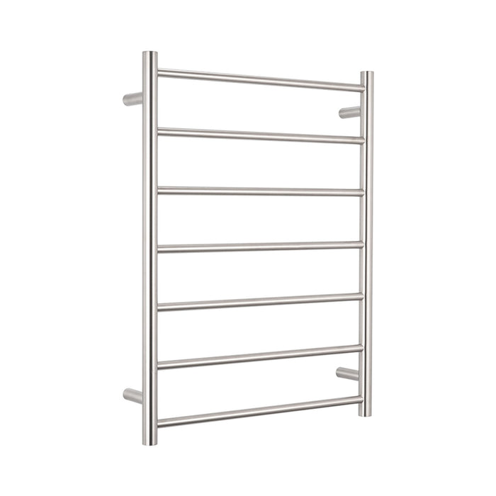 Radiant 240V Heated Round Ladder 600 x 800 Brushed Satin