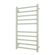 Radiant 240V Heated Round Ladder 600 x 1100 Brushed Satin