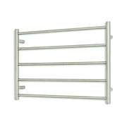Radiant 240V Heated Round Ladder 750 x 550 Brushed Satin