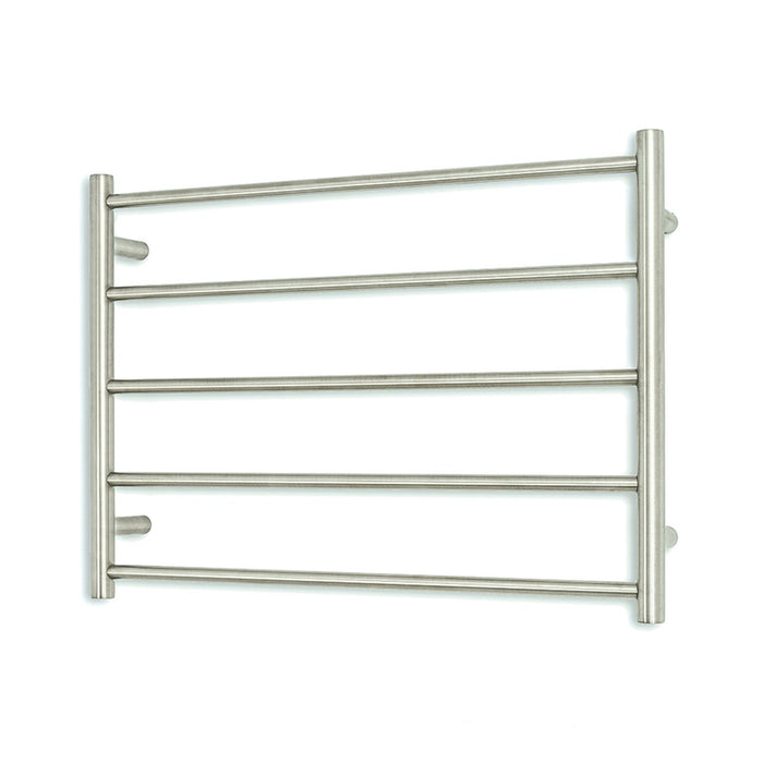 Radiant 240V Heated Round Ladder 750 x 550 Brushed Satin