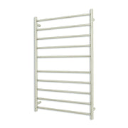 Radiant 240V Heated Round Ladder 750 x 1200 Brushed Satin
