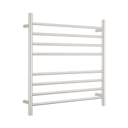 Radiant 240V Heated Round Ladder 750 x 750 Brushed Satin