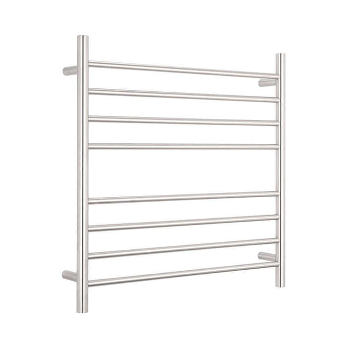 Radiant 240V Heated Round Ladder 750 x 750 Brushed Satin