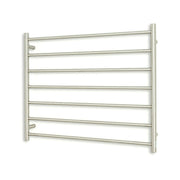 Radiant 240V Heated Round Ladder 900 x 750 Brushed Satin