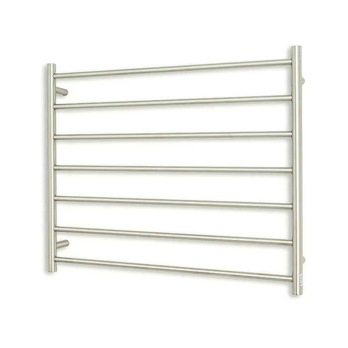 Radiant 240V Heated Round Ladder 900 x 750 Brushed Satin