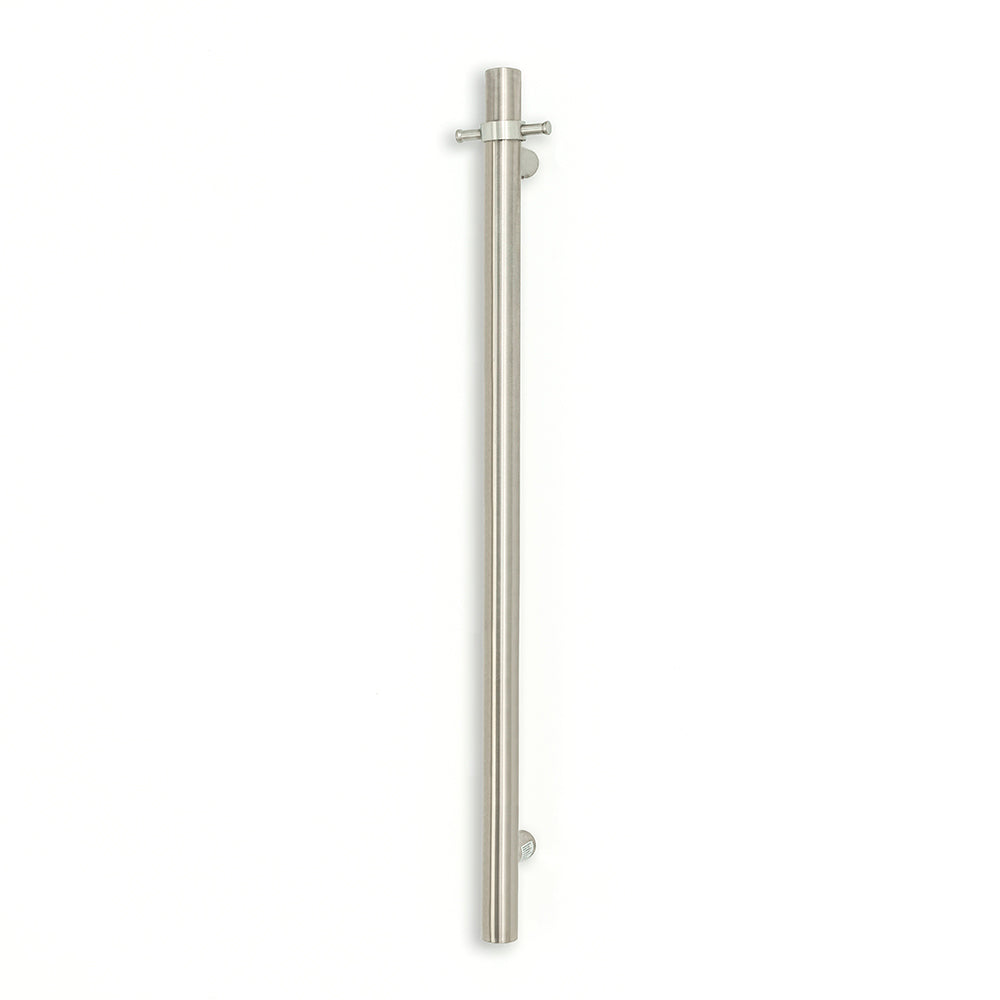 Non heated Vertical towel rail 40 x 950mm Brushed Satin