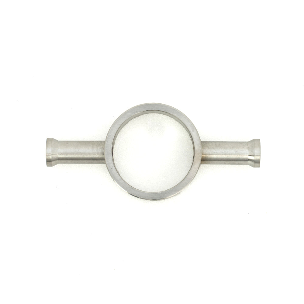 Non heated Vertical towel rail 40 x 950mm Brushed Satin