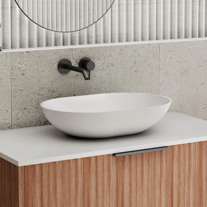 Cassa Designs Eggshell Above Counter Basin — Designer Bathware