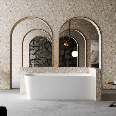 Cassa Designs Ashton Corner Back To Wall Bath