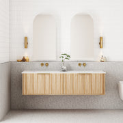 Cassa Designs Capture Natural Oak Wall Hung Vanity