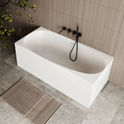 Cassa Design Multi Corner Back To Wall Freestanding Bath Matte White