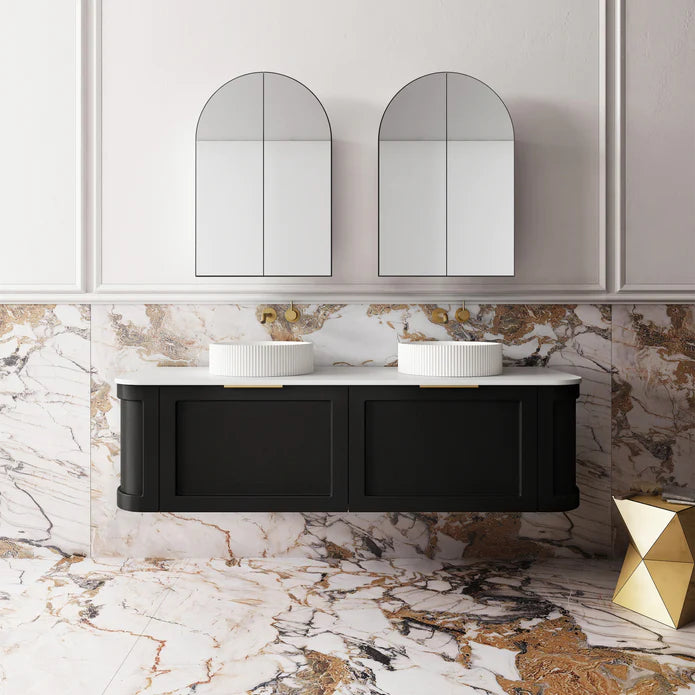 Westminster Wall Hung Matte Black Vanity