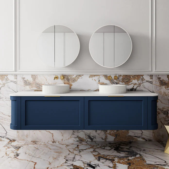 Westminster Wall Hung Vintage Blue Vanity