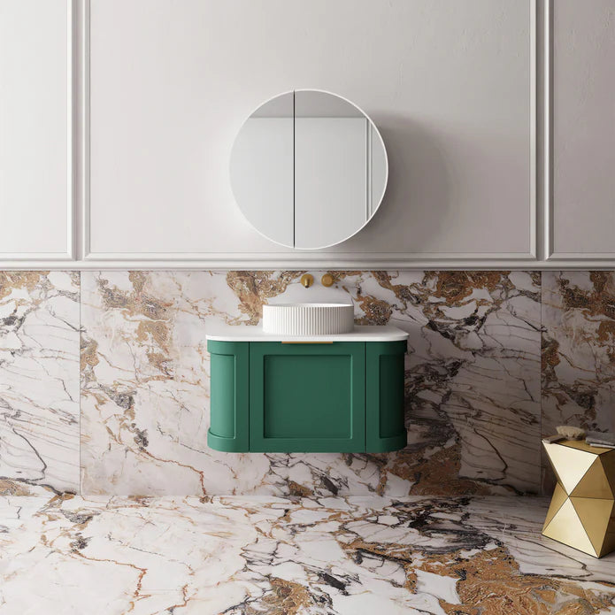 Westminster Wall Hung Emerald Green Vanity