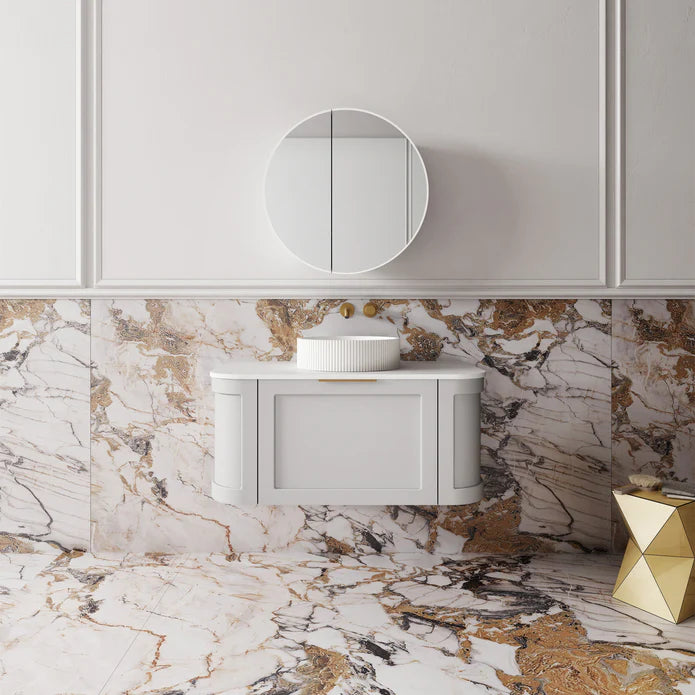 Westminster Wall Hung Pure Grey Vanity