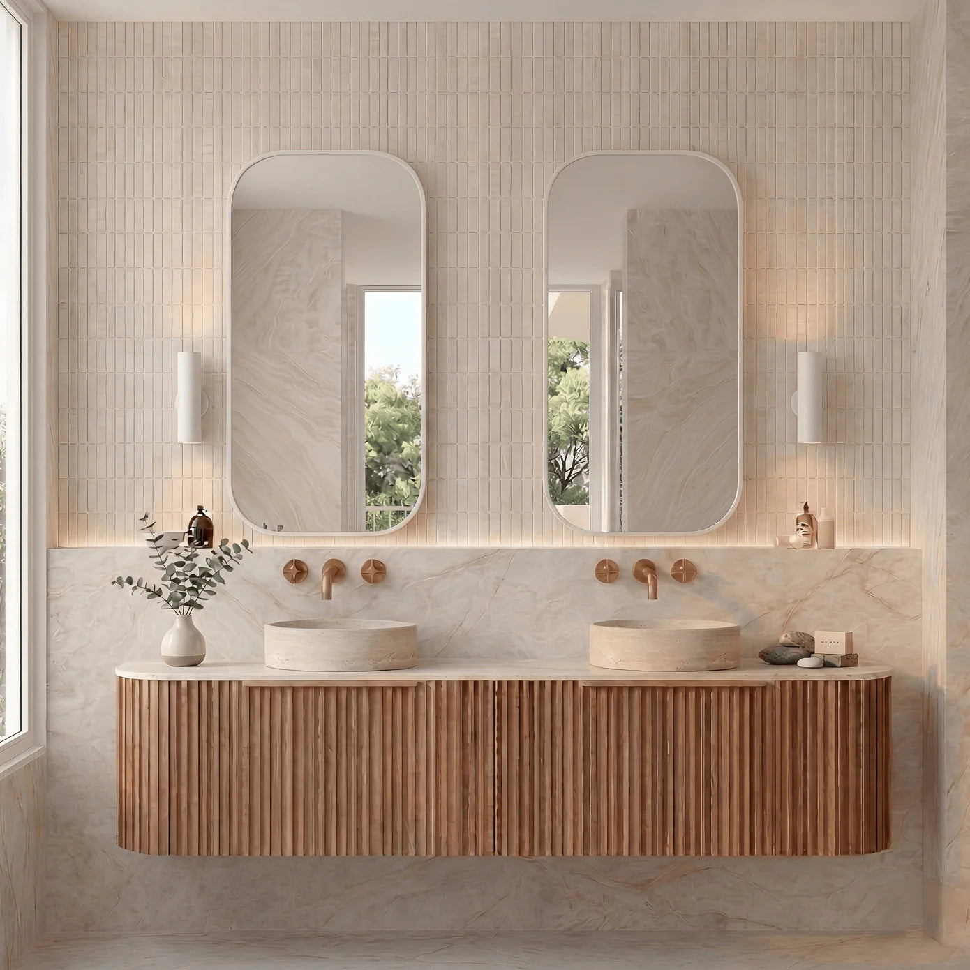 Cassa Design Rec 450mm Framed Shaving Cabinet Matte White