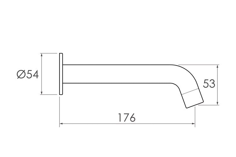 ADP Soul Wall Spout Matte White