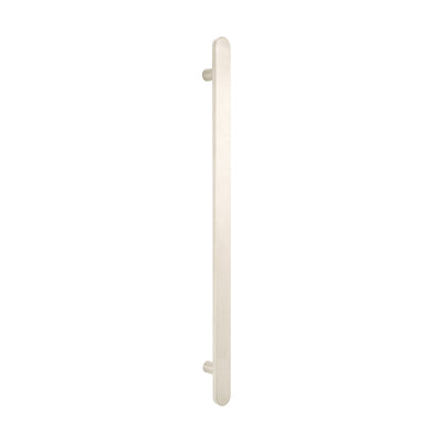 Radiant Non-Heated Vertical Flat Bar Towel Rail 50 x 930mm Cool Brushed Nickel