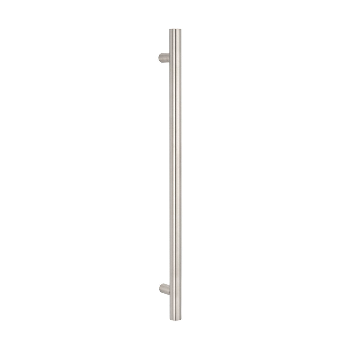 Radiant Vertical Heated Towel Rail Cool Brushed Nickel