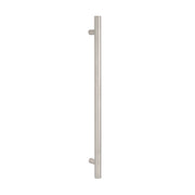 Non heated Vertical towel rail 40 x 950mm COOL Brushed Nickel