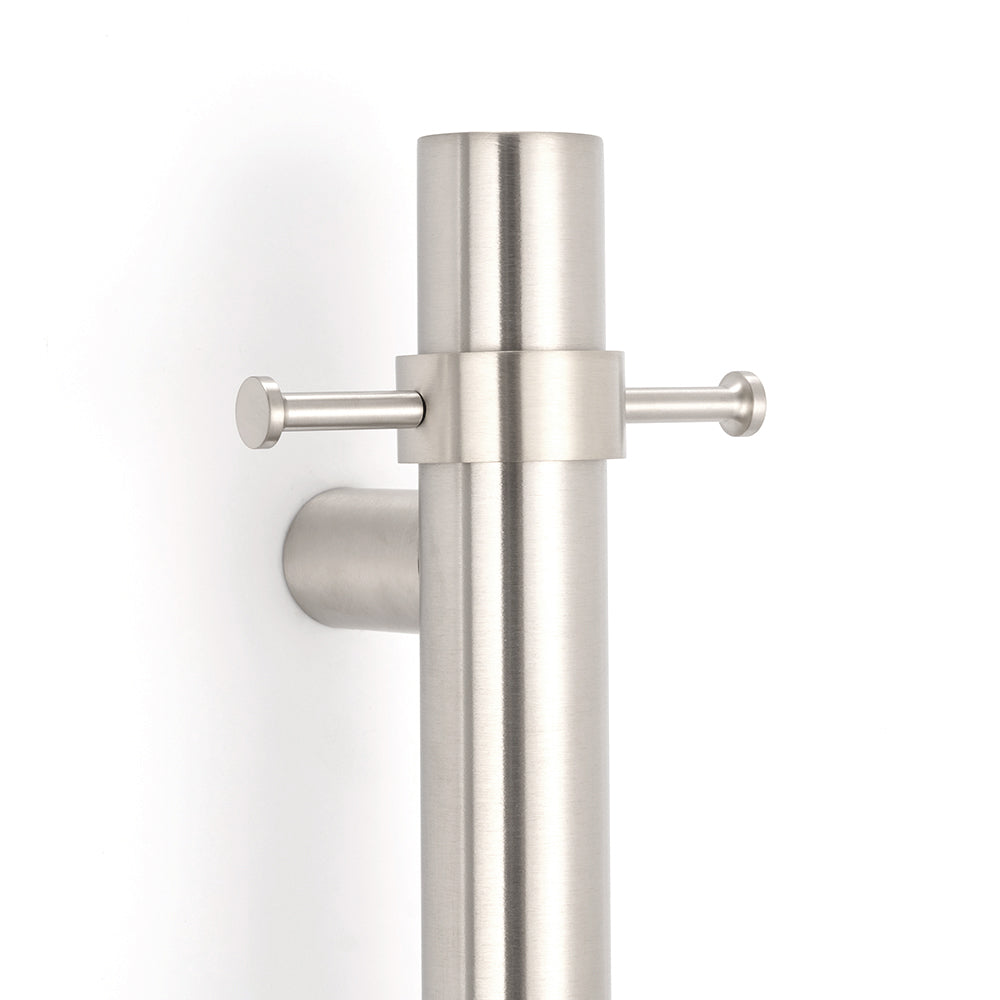 Ring hook accessory for Vertical rails COOL Brushed Nickel
